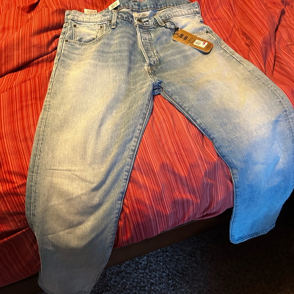 Star Wars - Levi's 501 Men's Faded Blue slim Taper Jeans